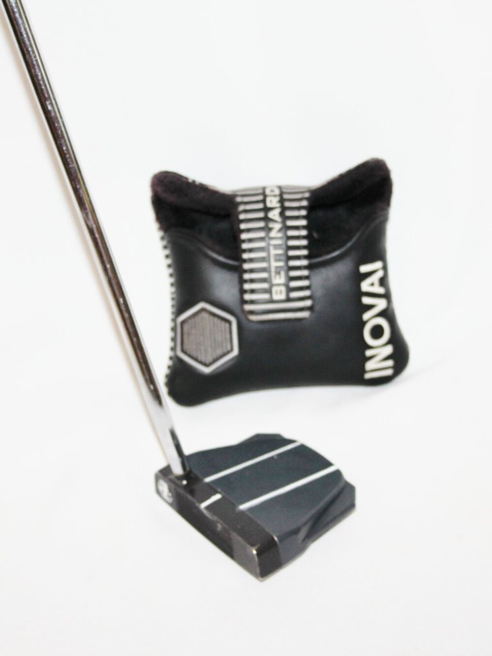 Left Bettinardi INOVAI 9.0 Putter  Steel Shaft  Black Milled Face, headcover 35